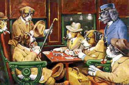 Cassius Marcellus Coolidge His Station and Four Aces by C. M. Coolidge, 1903. Germany oil painting art